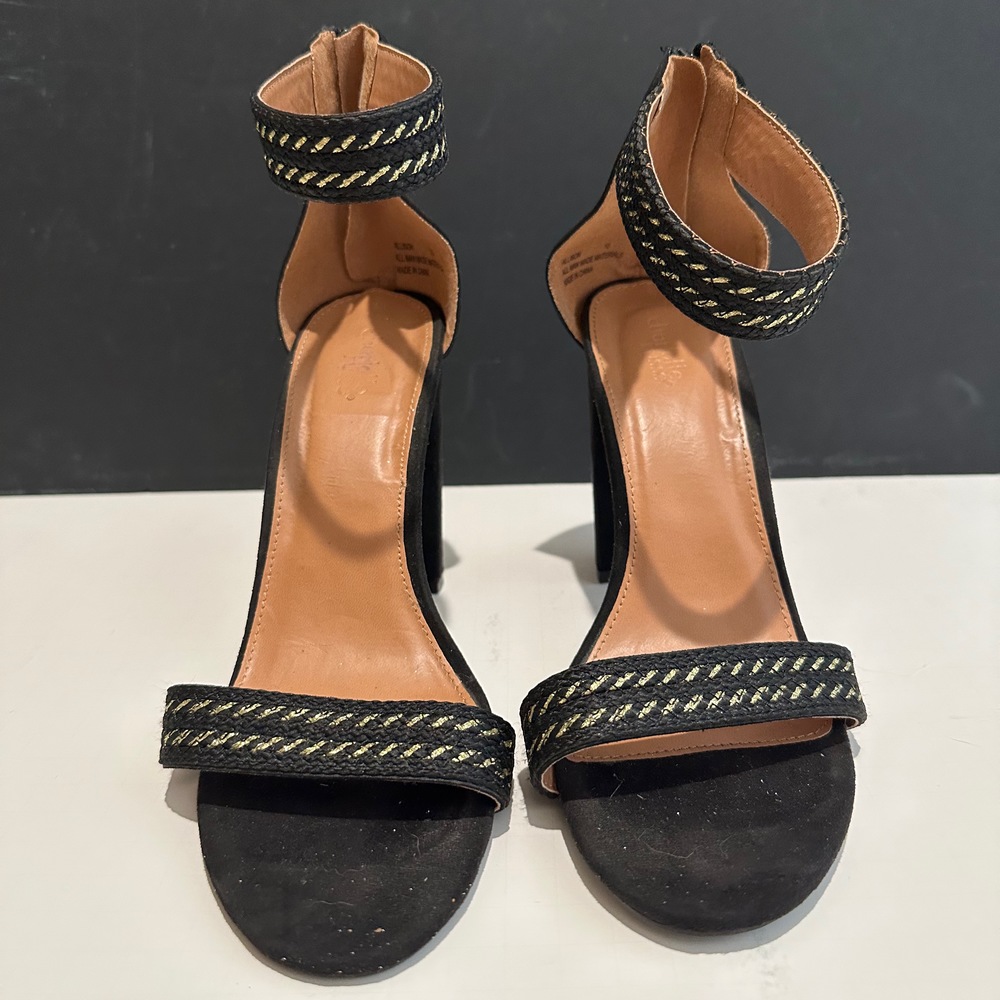 Charlotte Russe, Black Two-Strap Heels